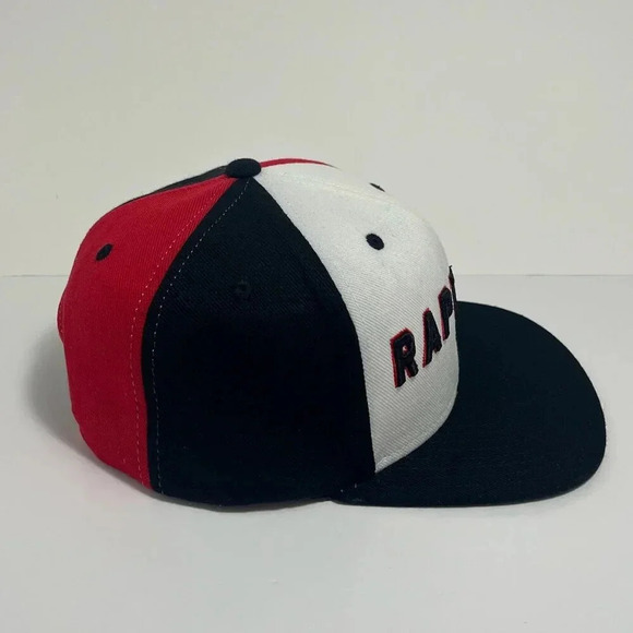 Adidas NBA Toronto Raptors Snapback Hat Wool Blend White Red Black Embroidered - Picture 5 of 9